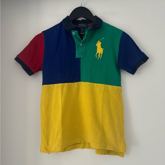 Polo Ralph Lauren Boys Colorblock Polo Shirt - Picture 3 of 5